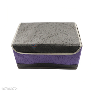 Hot sale household non-woven fabric storage box with top quality