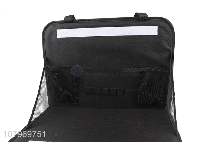 China wholesale black durable portable hanging storage bag for car