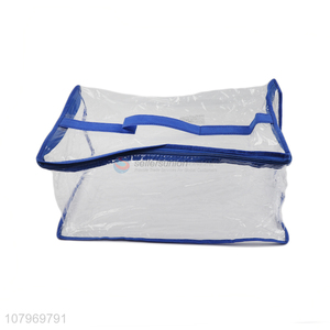 Factory price household transparent pvc storage bag with top quality