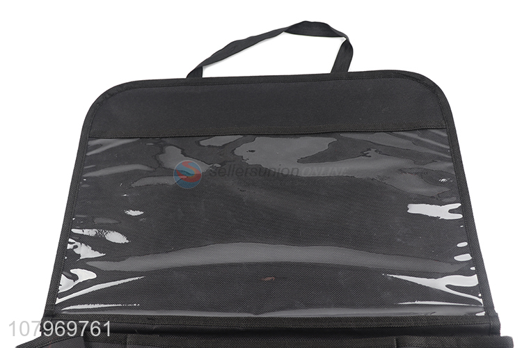 Best selling black car hanging storage bag with nine storage compartments