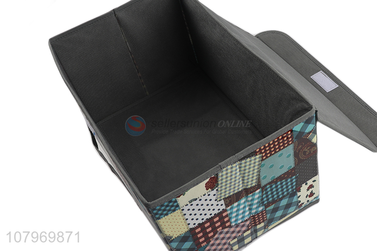 Creative design household clothing non-woven fabric storage box for sale