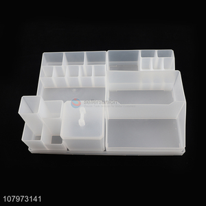 China supplier large multi-purpose cosmetics storage box lipstick mask holder