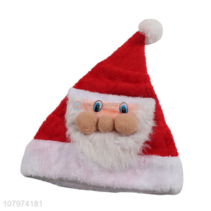 Good sale creative red santa hat christmas party decoration