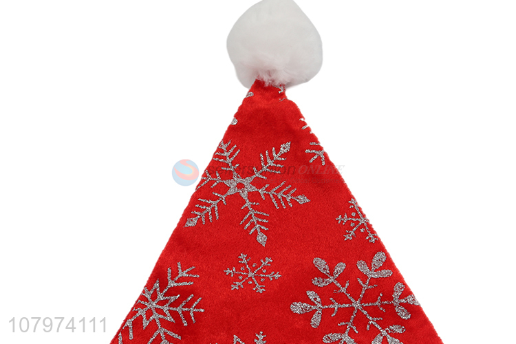 New arrival red print christmas hat party cosplay dress up hat
