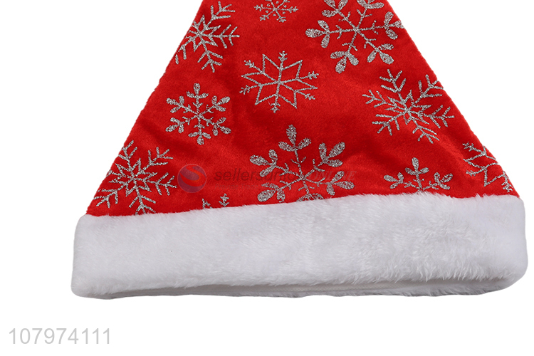 New arrival red print christmas hat party cosplay dress up hat