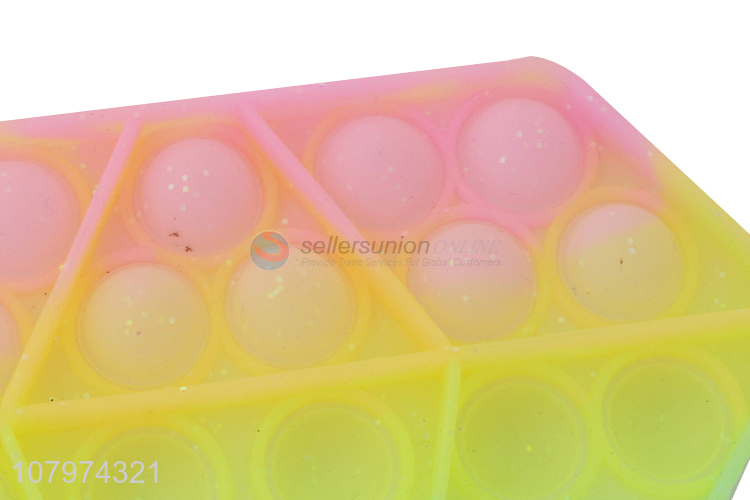 Cool Diamond Shape Push Pop Bubble Silicone Stress Relief Toys
