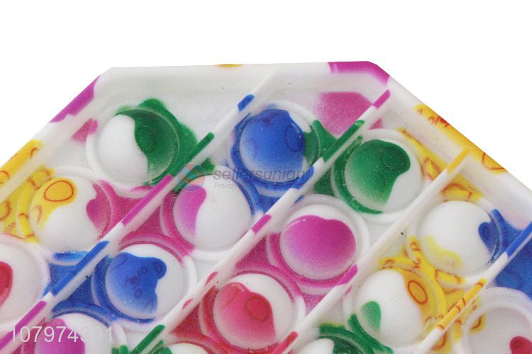 Best Quality Silicone Octagonal Push Pop Bubble Fidget Sensory Toy