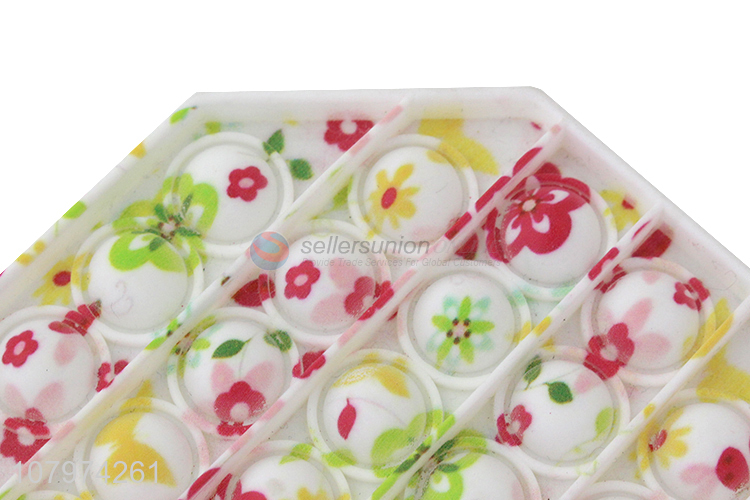 Fashion Printing Octagonal Simple Dimple Anti-Stress Push Bubble Toy