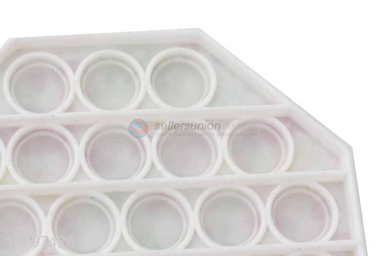 Fashion Printing Octagonal Simple Dimple Anti-Stress Push Bubble Toy