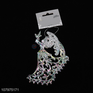 Exquisite <em>Angel</em> Shape <em>Christmas</em> Ornament Plastic Crafts