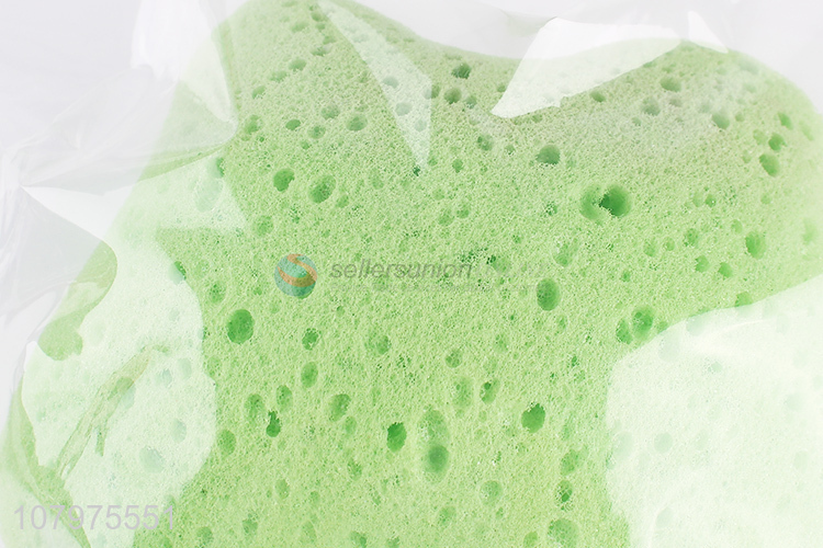 Low price 3d apple shape baby bath sponge bathroom product