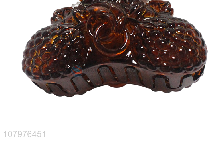 Delicate design plastic non-slip summer women hair claw clips