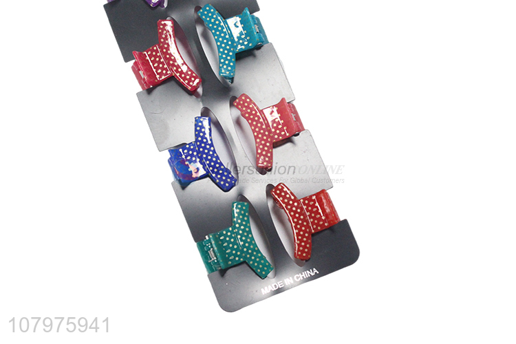 Top quality 12pieces lady hair decoration hair claw clips