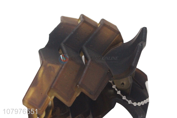 High quality plastic summer women hair claw clips for thick hair