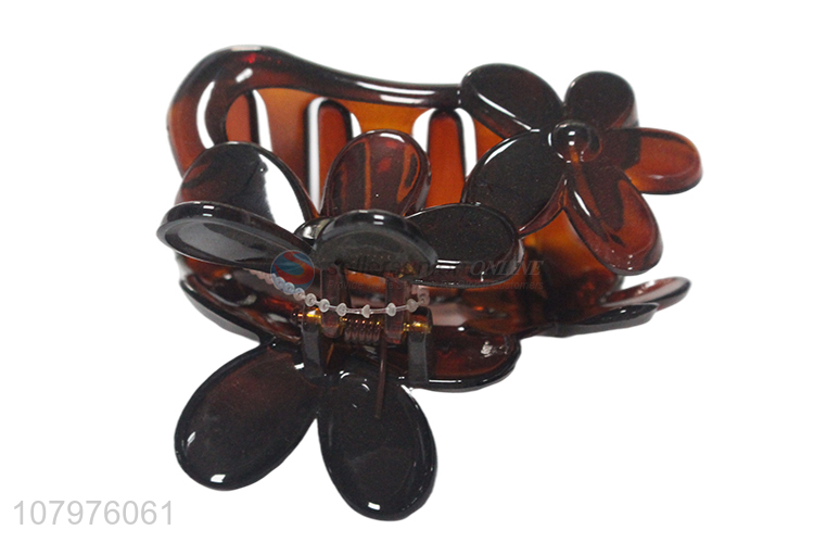 Cheap price creative design plastic women hair claw clips for sale
