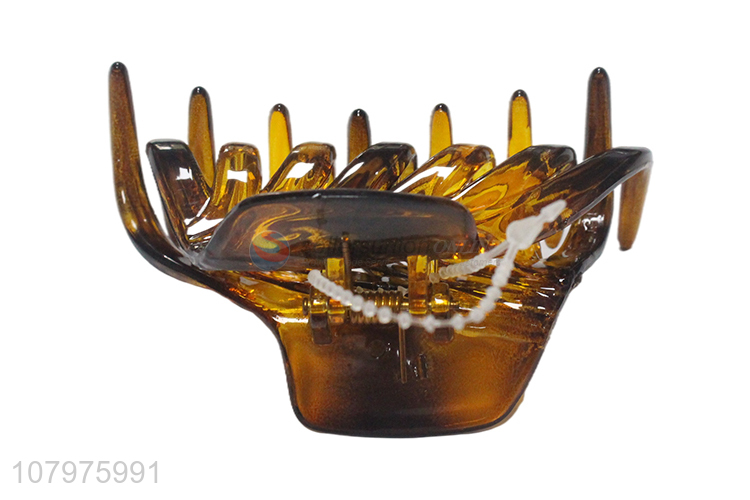 New style durable plastic decorative women hair claw clips for sale