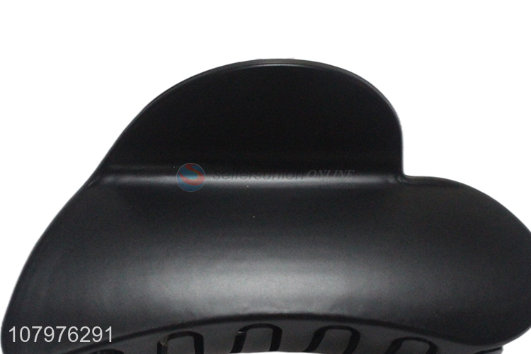 High quality black plastic fashion hair claw clips for women