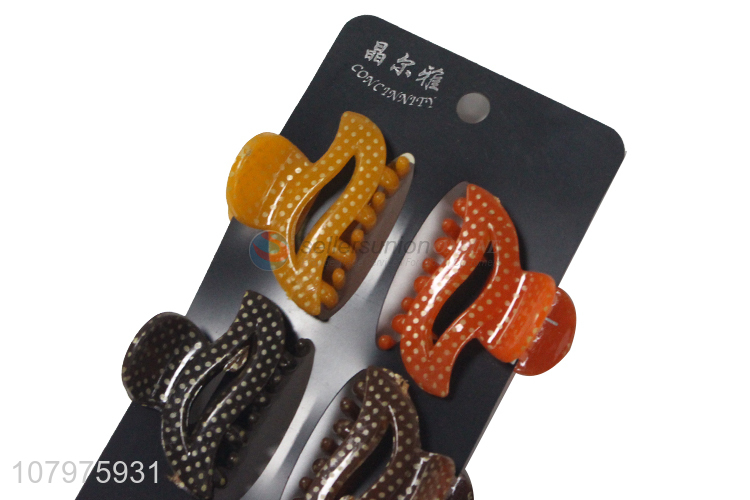 Top products durable strong hold plastic women hair claw clips