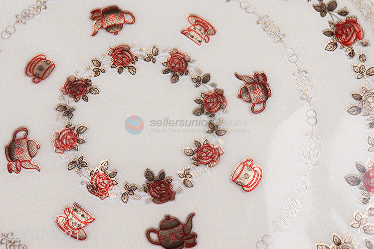 Delicate Design Round PVC Table Mat PVC Placemat