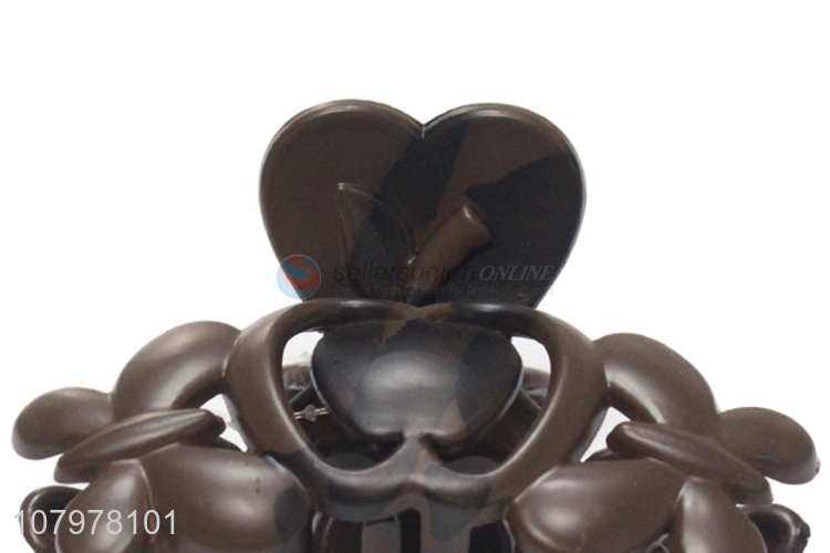 Hot selling temperament claw clip portable plastic hairpin