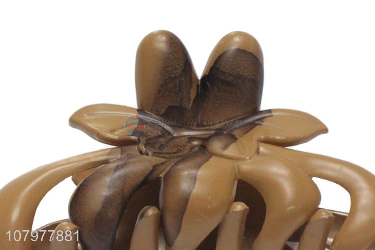 New arrival plastic frosted claw clip ladies temperament hairpin