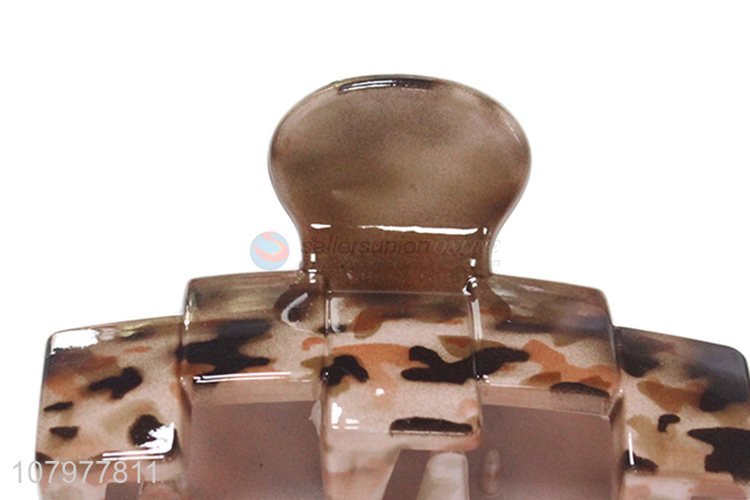 China export plastic gripping clip temperament hairpin for lady