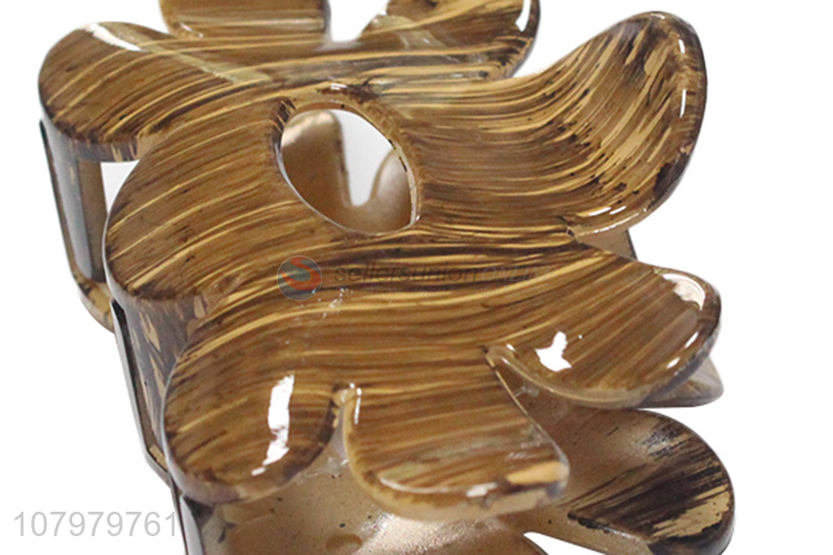 Wholesale Adult Large Hairpin Plastic Hair Claw Clip For Women