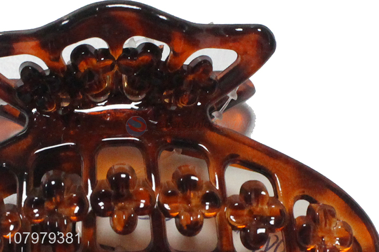 Fashion Design Plastic Barrette Women Hair Claw Clips