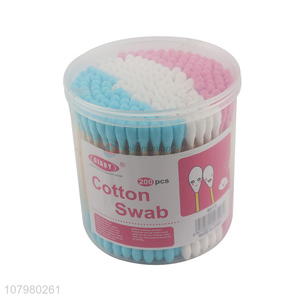 Factory direct sale multicolor cleaning makeup cotton swabs