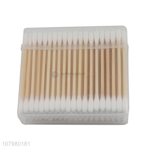 Popular products eco-friendly cotton swabs for ear cleaning makeup