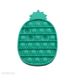 Factory supply pineapple shape push pop bubble fidget sensory toy vent toys