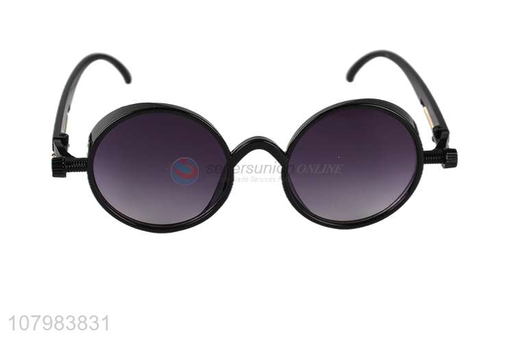 Custom Round Lenses Sunglasses Soft Frame Sun Glasses Fashion Eyeglasses