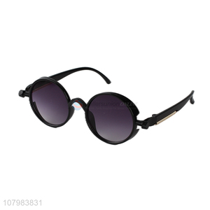 Custom Round Lenses Sunglasses Soft Frame Sun Glasses Fashion Eyeglasses