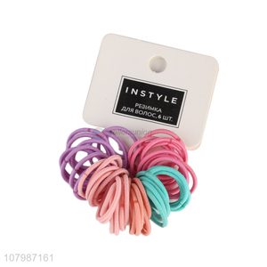 Good sale multi-color simple temperament rubber <em>band</em> <em>hair</em> accessories for ladies