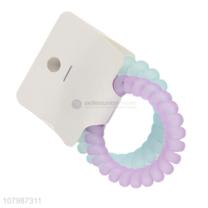 Best selling multi-color creative phone cord hair tie headwear