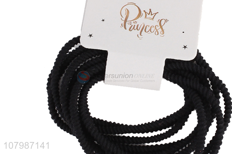 Hot sale black pearl head rope ladies temperament hair accessories