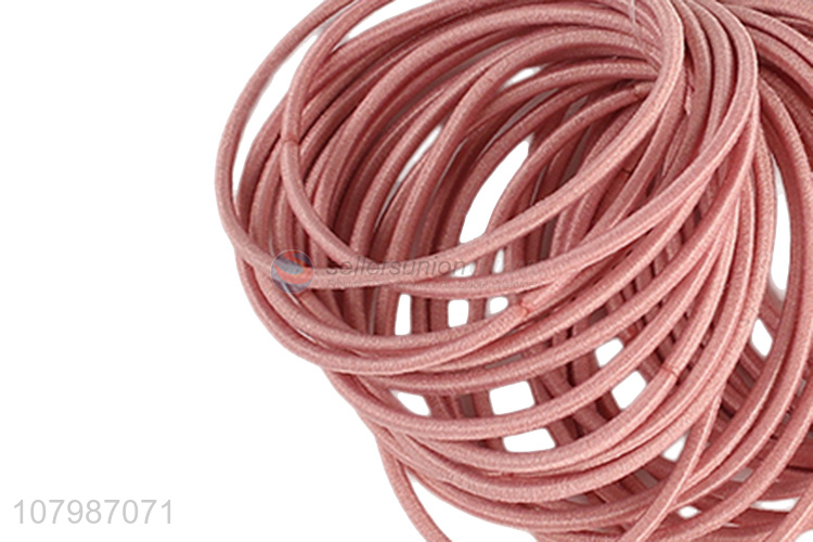 Wholesale price pink head rope ladies hair accessories set