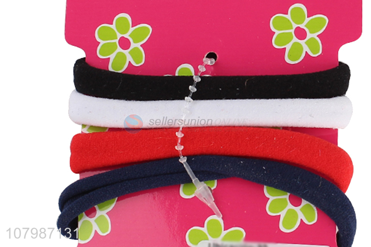 Factory price multicolor head rope hair accessories for ladies