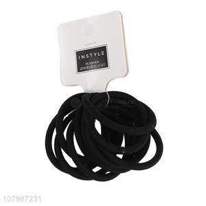 Good price black simple rubber <em>band</em> ladies <em>hair</em> accessories wholesale
