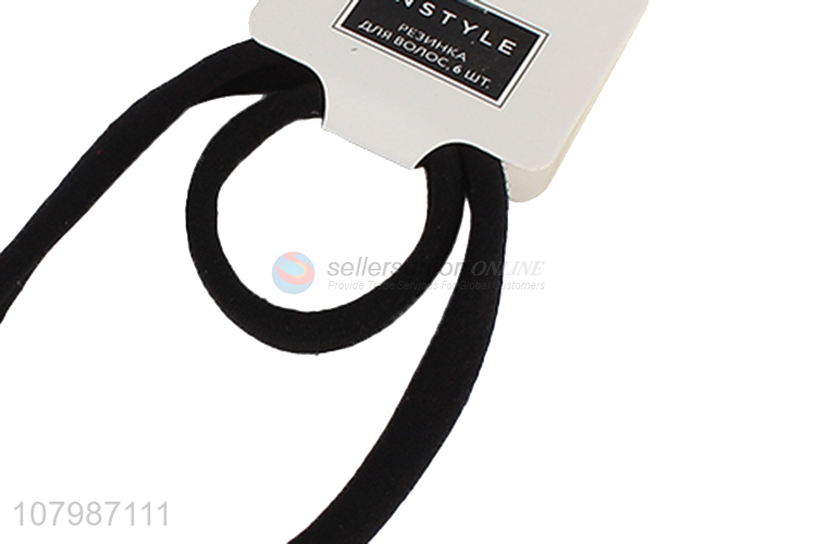 New arrival black bow tie head rope ladies hair accessories for sale