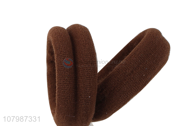 Low price brown ladies simple hair accessories wholesale