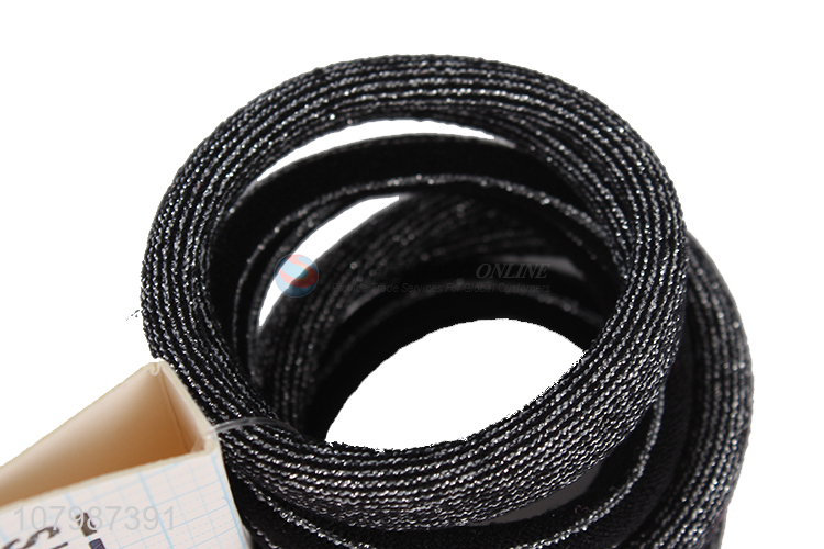 Hot selling black head rope ladies temperament hair accessories