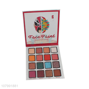 Hot Selling Fashion Makeup 16 Colors Pigment Eyeshadow Palette