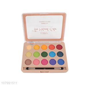 Latest 15 Color Makeup Eyeshadow Palette With Brush