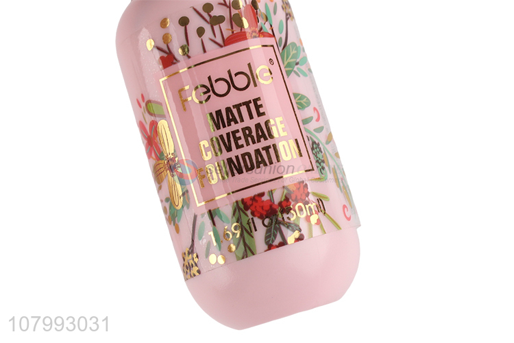 Online wholesale durable portable matte liquid foundation for makeup
