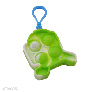 Hot Selling Simple Dimple Push Bubble Toy With Key Chain