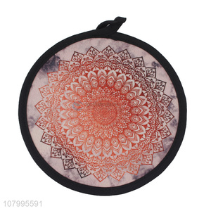 Factory direct sale printed placemat household round insulation pad
