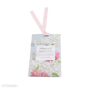 China supplier white lilac fragrance vermiculite scented sachet for wardrobe