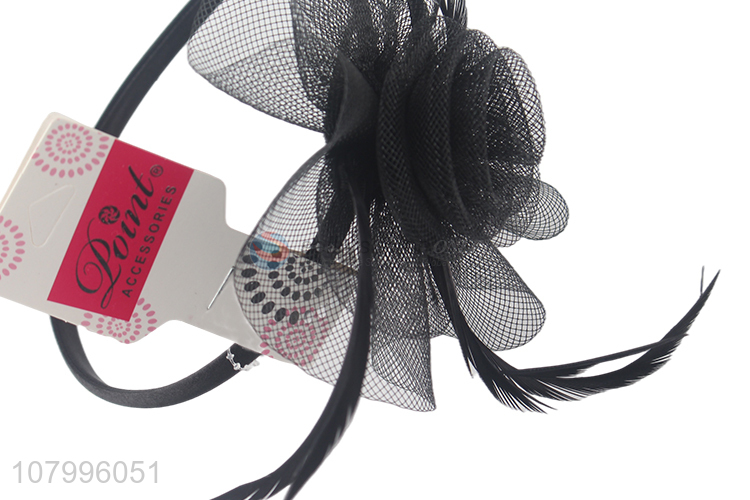 High quality temperament flower fascinator headband for women tea party