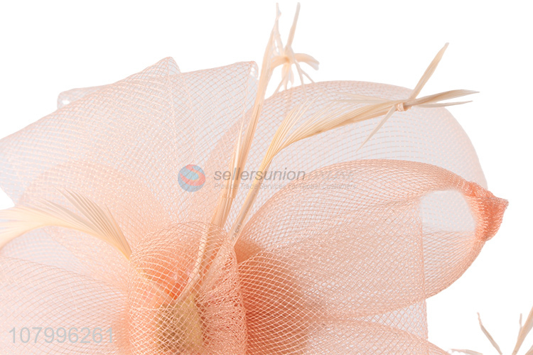 Latest arrival tulle fascinator hair clip kentucky derby tea party hairpins